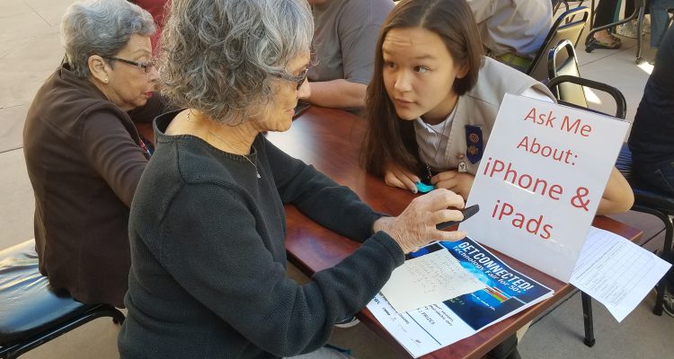 Girl-Scout-Helping-at-Tech-Fair-750x400